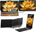Laptop Screen Extender Monitor - 14 Inch Portable IPS FHD 1080P HDMI/USB-A/Type-C Dual Extended Monitor for Laptops (Maximum Length: 15.94") Compatible with Windows Mac Travel Gaming Work