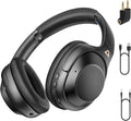 Riibox by 1Mii Y7Pro Hybrid Active Noise Cancelling Headphones, LDAC Hi-Res Audio, 100H Playtime, Bluetooth 6.0, Customize EQ via App, Comfort Fit Wireless Over-Ear Headphones for Home Office Travel