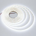 JOLIT 24V COB LED Strip Lights 32.8ft/10M Cool White 6000K 120 Degree Beam Angle, CRI 90+ 384LEDs/M High Density 7650LM Bright Uniform Indoor Adhesive LED Tape Light for Bedroom, Living Room, Office