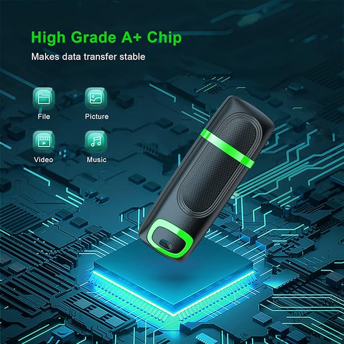 RAOYI 5 Pack 64GB Flash Drive, USB 3.0 High Speed Memory Stick Thumb Drive Jump Drive Zip Drive for Data Storage and Backup (Multicolor)