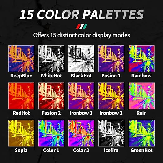TR10 Thermal Imager, Super Resolution 240×240 Thermal Camera, 25Hz Infrared Camera with Temperature Alarm, -4°F to 1022°F Handheld Infrared Imager, 8-Hour Battery Life Infrared Camera