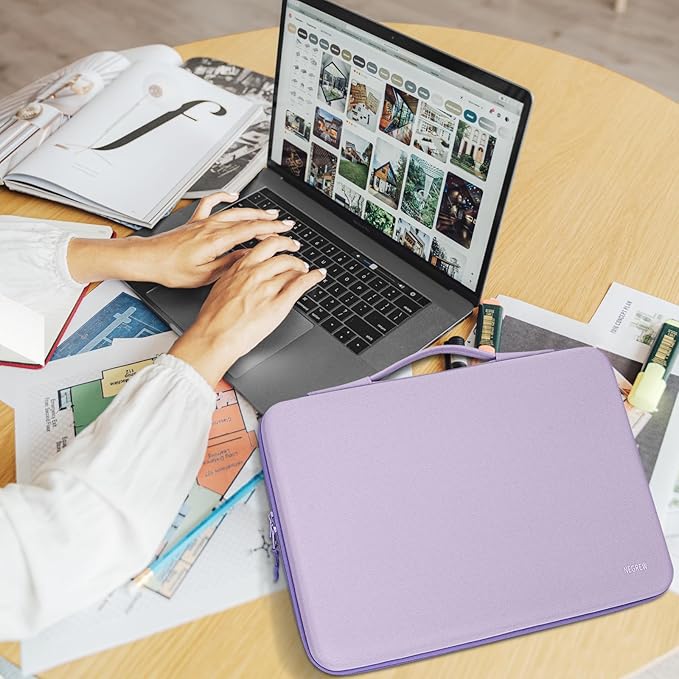 Hard Laptop Sleeve Case for 16 inch MacBook Pro M3/M2/M1 Pro/Max A2991, A2780, A2485, A2141,15.6 Inch HP Dell Razer Samsung Laptop Chromebook, MacBook Air 15 inch M3/M2 Computer Carrying Case