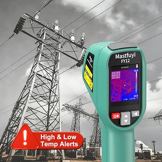 TR10 Thermal Imager,Super Resolution 240×240 Thermal Camera,25Hz Infrared Camera with Temperature Alarm,-4°F to 1022°F Handheld Infrared Imager,8-Hour Battery Life Infrared Camera,Green