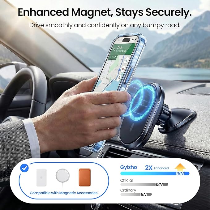 Magnetic Cooling Case for iPhone 17 Pro Max, with Air Vortex Heat Dissipation Technology, Anti-Fingerprint, Fit for MagSafe, Military-Grade Bumper, Included Camera Lens & Screen Protector,Light Blue