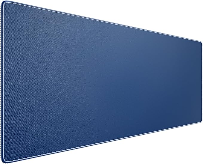 Reniteco Waterproof Large Gaming Mouse Pad with Durable Stitched Edges, Non-Slip Rubber Base, Grainy Jacquard Mouse Mat Desk Pad for Home Office Gaming, 31.5''x11.8''x0.12'', Matte Gray