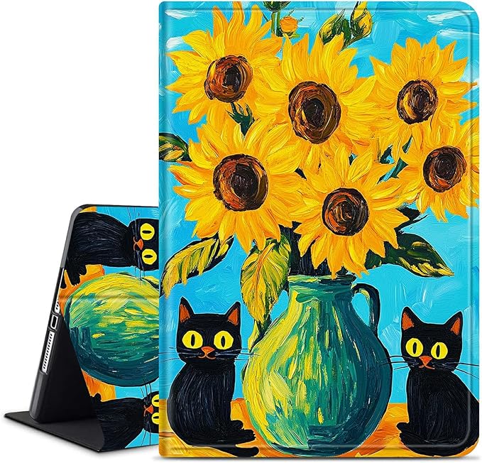 for Amazon Kindle Fire Max 11 (13th Generation, 2023 Release) 11" Tablet Case, Slim Kickstand Stand Leather Smart Cover with Auto Wake/Sleep, Art Turtle