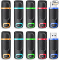 RAOYI 10 Pack 8GB USB 2.0 Flash Drive Thumb Drive Memory Stick Jump Drive Zip Drive for Data Storage and Backup (Mix Colors : Cyan Orange Red Blue Green)