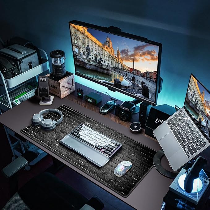 Canjoy Gaming Mouse Pad, Large Extended Mouse Pad Big Computer Mousepad for Home Office Gaming Work 31.5x15.7inch