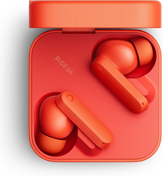 CMF Buds 2a Wireless Earbuds Active Noise Cancelling 42dB Hybrid ANC Bluetooth Headphones, 12.4mm Dynamic Driver for Big Bass, 4 Mics Clear Calls, Sport Ear Buds for iPhone, Android, Orange