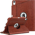 Fintie Rotating Case for iPad Air 11-inch M4/M3/M2 (2026/2025/2024), iPad Air 5th (2022) / 4th Generation 10.9 Inch - 360 Degree Rotating Protective Stand Cover with Pencil Holder, Brown