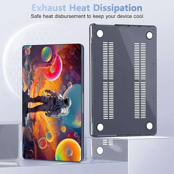 May Chen for 2026 MacBook Pro 14-inch M5 M4 M3 M2 M1 Pro/Max Chip, Release 2026 2025-2021, Model A3427 A3426 A3434 A3112 A3401 A3185, Plastic Hard Shell with Keyboard Cover, Astronaut