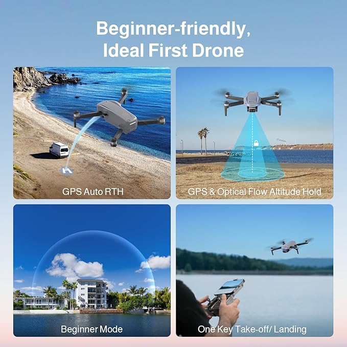 Ameta S50 Lite GPS Drones with 4K Camera with 1 Spare Battery