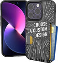 Smartish® iPhone 14 Pro Wallet Case - Wallet Slayer Vol. 1 [Slim + Protective] Credit Card Holder - Drop Tested Hidden Credit Card Slot Cover for Apple iPhone 14 Pro - Custom Prints