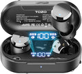 TOZO T12 Wireless Earbuds Bluetooth 5.3 Headphones, Call ENC Noise Cancelling Mic, 55Hrs Playtime App Customize EQ IPX8 Waterproof LED Digital Display Premium Sound Headset