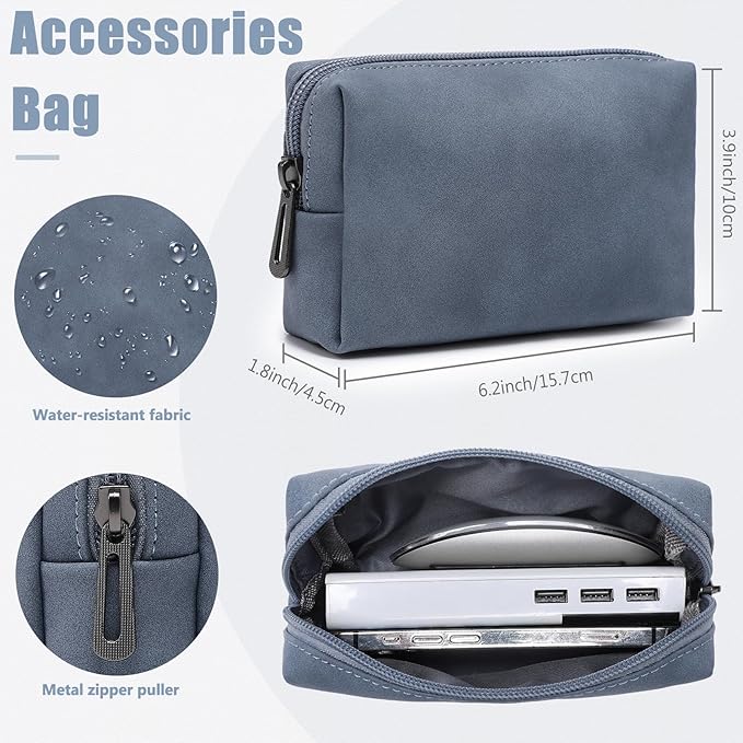 HYZUO 15 Inch Laptop Case Bag Sleeve with Stand for MacBook Air 15 M5 M4 A3241 M3 A3114 M2 A2941 2026-2023, 15" Surface Laptop 7/6/5/4/3, MacBook Pro 15 A1990 A1707 2019-2016, Haze Blue