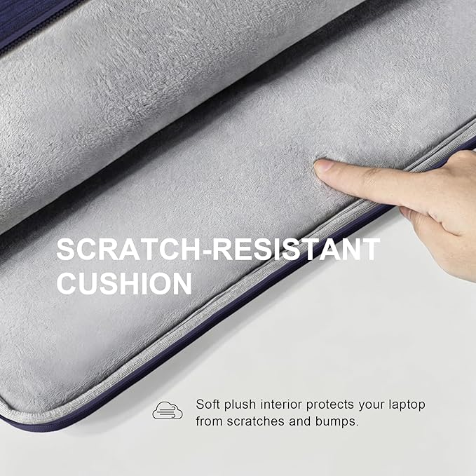 Lacdo Chromebook Case 11 Inch Laptop Sleeve for 11 Inch Acer HP Lenovo Dell Samsung ASUS Chromebook Spin 3 11, 13 inch New Surface Pro 11 Copilot+PC / 10 9 8 X, 11.6" MacBook Air Computer Bag, Blue