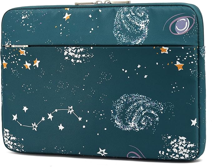 KAYOND 14 inch Laptop Sleeve, Compatible with14 inch Notebook Computer, Water Repellent Laptop Bag,Shockproof case (14-14.1 inch, Starry Sky)