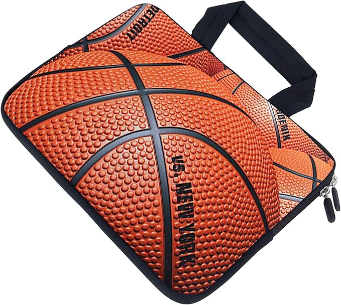 AMARY Chromebook Sleeve 11.6" 12" inch Laptop case Chromebook Bags MacBook air Sleeve Fit Apple MacBook Air HP DELL Lenovo Asus Samsung (Basketball)