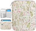 Dadanism 9-11" Tablet Sleeve Bag Carrying Case for iPad (A16) 11th Gen 11", iPad 10th Gen 10.9" Air 5/4, iPad Air M4/Pro 11", iPad 9/8/7th, Galaxy Tab A11+ Plus 11", Remarkable 2 10.3",Beige Leaf