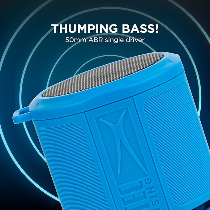 Altec Lansing HydraMicro - Waterproof Bluetooth Speaker, Lightweight & Portable Speaker for Travel & Outdoor Use, Royal Blue