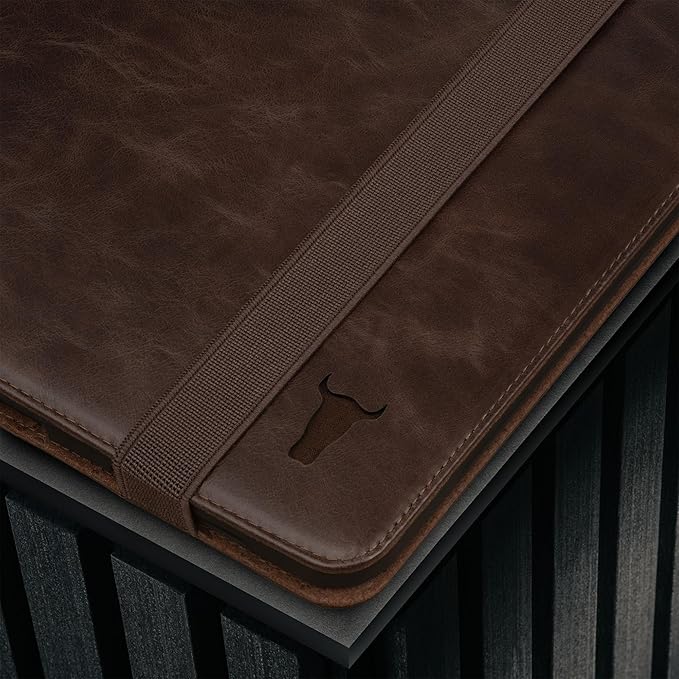 TORRO Case Compatible with iPad Air 11" M4 (2026), M3 (2025) & M2 (2024) and iPad Air 5th / 4th Gen - Leather Folio Cover, Stand, Apple Pencil Charging, Auto Wake/Sleep (Dark Brown)