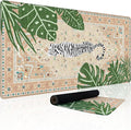 Baziabbo Cute Desk Mat,XXL Extended Large Mouse Pad,Gaming Mousepad with Stitched Edge,Non-Slip Rubber Base Keyboard Desk Pad for Home Office Study Game (Khaki Lion)