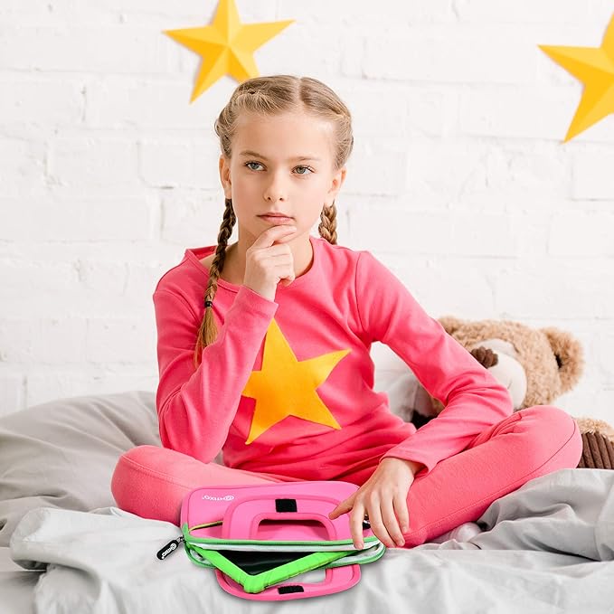 Contixo 10" Tablet Sleeve Bag Compatible for Contixo K101 Kids Tablet, Amazon Fire HD 10 Kids Edition, Kindle Fire HD 10.1 Inch with Accessory Pocket