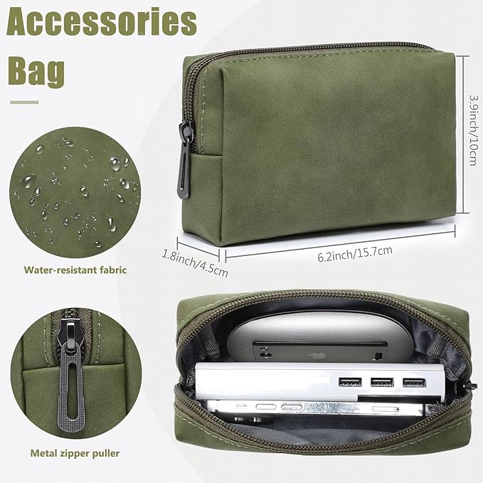 HYZUO 13 Inch Laptop Case Sleeve with Stand for 2026-2018 MacBook Air 13 M5 M4 M3 M2 M1, 2026 13" MacBook Neo, 2026-2016 MacBook Pro 13 M2 M1, iPad Pro/Air 13, Surface Pro 12-3, XPS 13, Olive Green