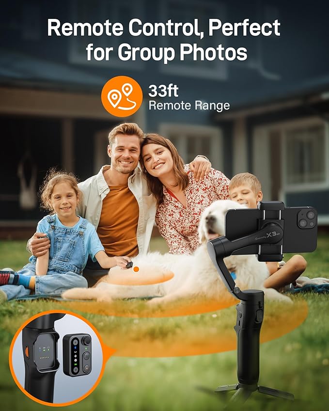 hohem iSteady X3SE Gimbal Stabilizer for iPhone & hohem iSteady V3 Ultra Gimbal Stabilizer for Smartphone