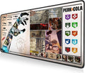 ElitePlay Zombies Extra Large Gaming Mouse Mat 900x400mm Oversize - XXL Mouse Pad - Zombies Desk Pad Extended – Mouse Mat Pad for Precision and Speed - Non-Slip Rubber Base - Premium Quality