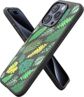 Smartish® iPhone 15 Pro Magnetic Case - Gripmunk Compatible with MagSafe [Lightweight + Protective] Slim/Thin Grip Cover with Microfiber Lining for Apple iPhone 15 Pro - Leaf Me Alone