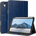 auaua Case for iPad mini 7 (A17 Pro), iPad mini 7th/6th Generation (2024/2021 8.3-inch), with Front Pocket Pencil Holder, Typing Angle Muti-Stand Magnetic Closure Auto Sleep/Wake (Blue)