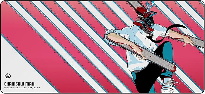 Starforge - Chainsaw Man - Chainsaw Man Gaming Desk Mat – Large Extended Mouse & Keyboard Pad