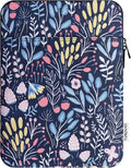 TiMOVO 9-11" Tablet Sleeve Bag for iPad 11-inch A16 2025, iPad 10.9"/10.2"| Air 11 Inch/5th/4th Gen. 10.9", Galaxy Tab A9+/A11Plus 11", Protective Bag Fit Smart Keyboard, Colorful Flower