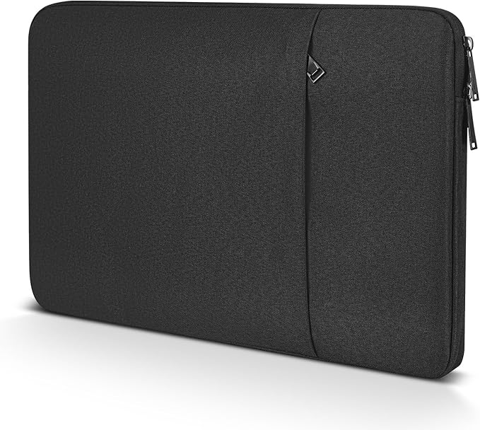 15.6 16 inch Laptop Sleeve Case for HP Omnibook 16, HP Envy, Pavilion 15, ASUS VivoBook 15 16 16X, Acer Aspire 15.6,Lenovo Ideapad 3 15, Dell Inspiron 16 Comptuer Bag -Black