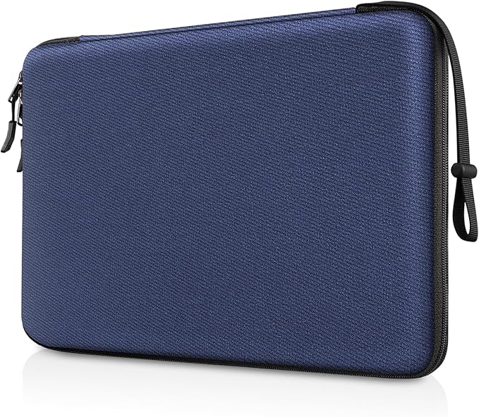 FINPAC Hard Laptop Sleeve Case for 15.3 inch MacBook Air M5 M4 M3 M2 (2026-2023) A3448 A3241 A3114 A2941, 16.2 inch MacBook Pro 2026 M5/M4/M3/M2/M1 Pro/Max, Waterproof Case for Surface Laptop, Navy