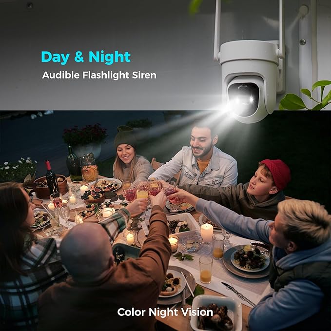 Vicohome 2CQ4 2K AI Solar Security Camera Wireless Outdoor,Battery Powered Cam, Color Night Vision,Two Way Audio, Motion Detection, Easy to Setup,Audible Flashlight Siren 180 Days Exchange Policy