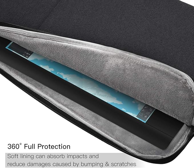 Graphics Drawing Tablet Sleeve Case for XP-Pen Artist 13.3 Pro/V2/ Artsit 14/12, Huion KAMVAS Pro 13 GT-133 Carrying Bag(Black)