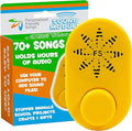 2+ Hr Voice Box for Stuffed Animals by Friendly Songs - This Sound Module can Hold 70+ MP3 Songs or MP3 Voice Recordings Inside The Voice Recorder for Stuffed Animals and Plush Teddy Bears