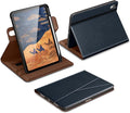 DTTO for iPad Air 11 inch Case M4 / M3 / M2 (2026/2025/2024), iPad Air 5th / 4th Gen (2022/2020), 360 Degree Rotating Premium Leather Folio Stand Cover with Pencil Holder, New Blue