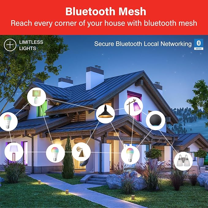 Sengled Smart Edison Bulbs, S1 Auto Pairing with Alexa Devices, Vintage Smart Light Bulbs That Work with Alexa, Bluetooth Mesh Smart Home Lighting, ST19 Led Bulb 60 Watt Equivalent, 2000K E26, 4-Pack