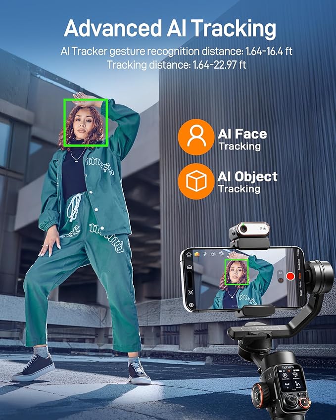 hohem iSteady X3 Gimbal Stabilizer for iPhone & hohem iSteady M7 Gimbal Stabilizer for Smartphone