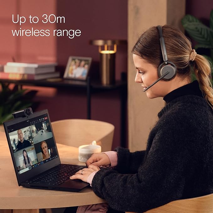 EPOS IMPACT 1060 Double-Sided Wireless Office Headset With Microphone, EPOS AI Noise Cancellation, Super Wideband Audio, Bluetooth, Comfortable Fit, Perfect For Clear Calls In Busy Workspaces