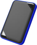 SP Silicon Power Portable Hard Drive 5TB 2.5" USB 3.2 Gen 1 IPX4 Waterproof Impact Resistant A62 Series Gaming Blue SP050TBPHD62LS3B