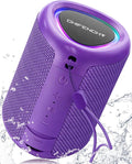 Portable Bluetooth Speaker Beach Essentials: Powerful Crystal Clear Sound/Dynamic Light/IPX5 Waterproof/All Day Playtime/Wireless BT 5.3/TWS Paring, Dad Gifts, Outdoor|Travel|Camping|Pool Accessories