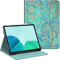 Fintie Folio Case for iPad Air 13-inch M4/M3/M2 (2026/2025/2024), Multi-Angle Viewing Protective Stand Cover with Pencil Holder & Pocket, Auto Sleep/Wake, Shades of Blue