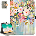 for iPad Air 11 Inch Case M4/M3/M2 2026/2025/2024, Flower for iPad Pro 11 Inch Case 4Th/3Rd/2Nd/1St Generation, for iPad Air 5Th/4Th Gen Cases 10.9 Inch Pencil Holder/Pocket/Hand Strap, Floral