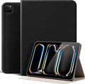 for iPad Pro 11 inch Case 4th/3rd/2nd/1st Gen (2022-2018), Slim [Leather Feel] Protective Cover, Multi-Angle Stand & Auto Sleep/Wake Smart Folio, Black