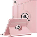 Fintie Rotating Case for iPad Air 11-inch M4/M3/M2 (2026/2025/2024), iPad Air 5th (2022) / 4th Generation 10.9 Inch - 360 Degree Rotating Protective Stand Cover with Pencil Holder, Rose Gold