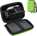 ProCase Hard Drive Case for Canvio Basics Western Digital WD Elements My Passport Seagate Portable Backup Plus Slim 1TB 2TB 3TB 4TB USB 3.0, 2.5”, Samsung T9 Portable External Hard Drive Case -Green
